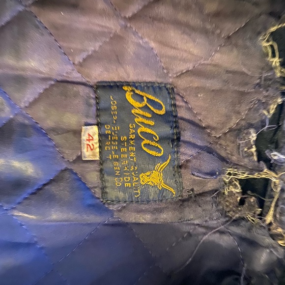 Vintage leather Buco late 1950’s to 1960s. Steer Hide D-pocket J-82 Detroit. - Picture 2 of 11